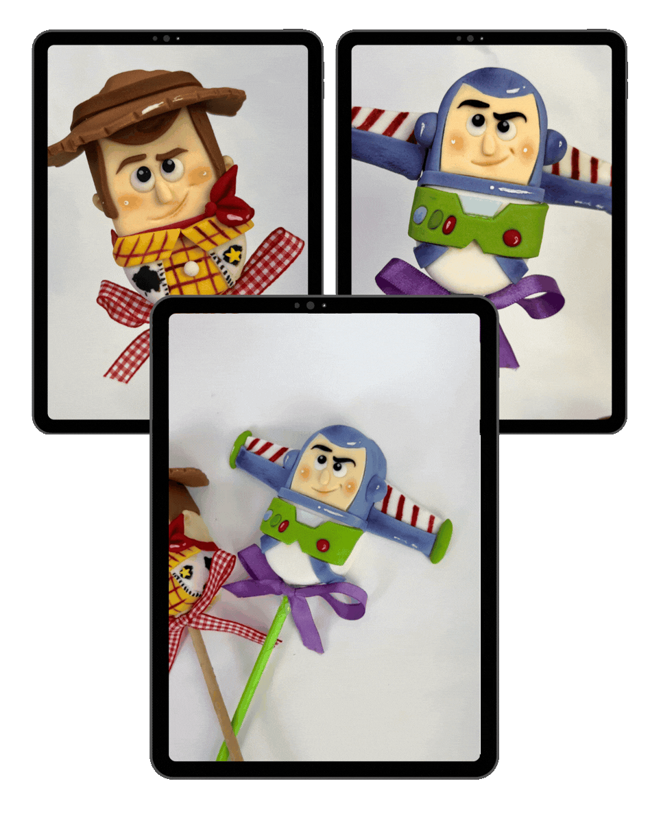 Popsicles Toy Story em pasta americana